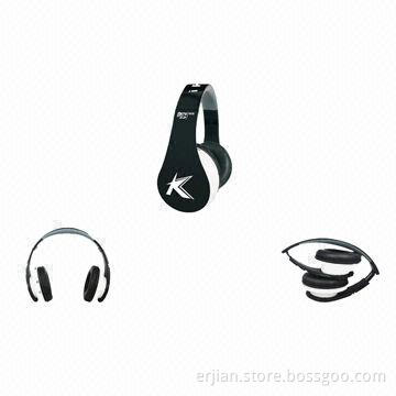 Fashionable Wireless Stereo Headphones, Bluetooth Optional, 100mW Power Capability